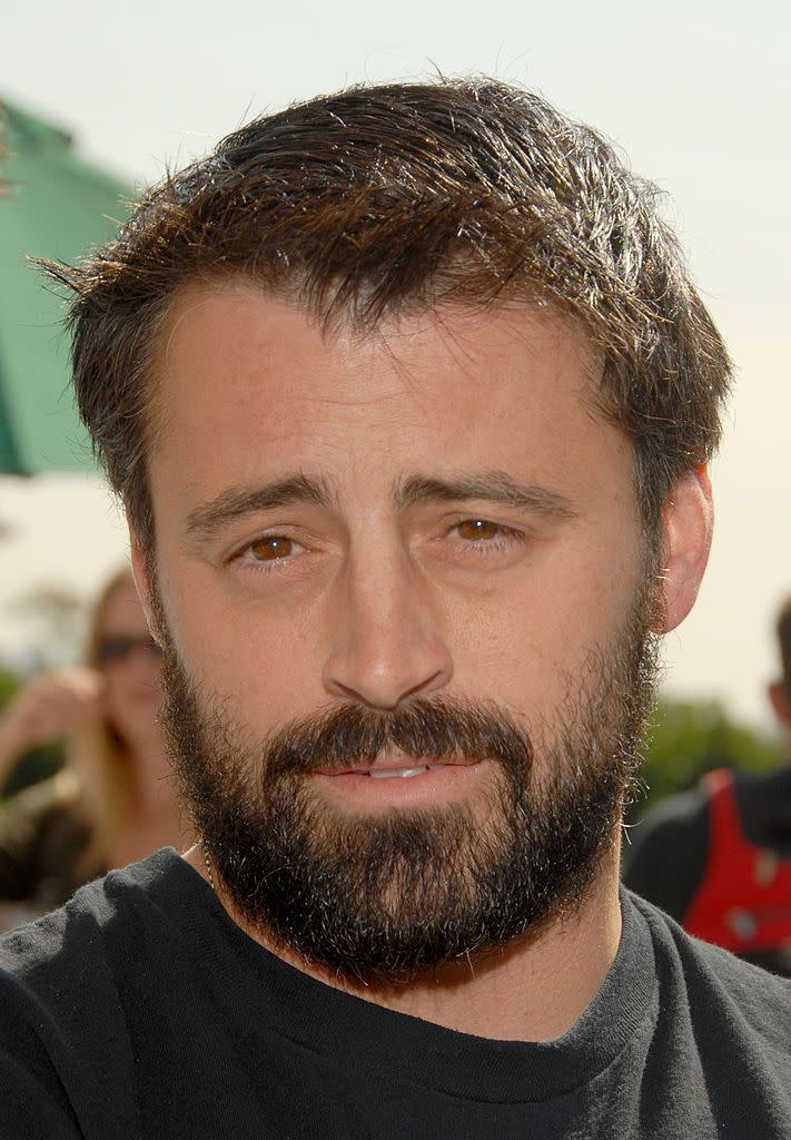 With Beard: Matt LeBlanc