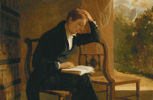 <span class="caption">John Keats, by Joseph Severn.</span> <span class="attribution"><a class="link " href="https://commons.wikimedia.org/wiki/File:John_Keats,_portrait_by_Joseph_Severn.jpg" rel="nofollow noopener" target="_blank" data-ylk="slk:National Portrait Gallery/Wikimedia;elm:context_link;itc:0;sec:content-canvas">National Portrait Gallery/Wikimedia</a></span>