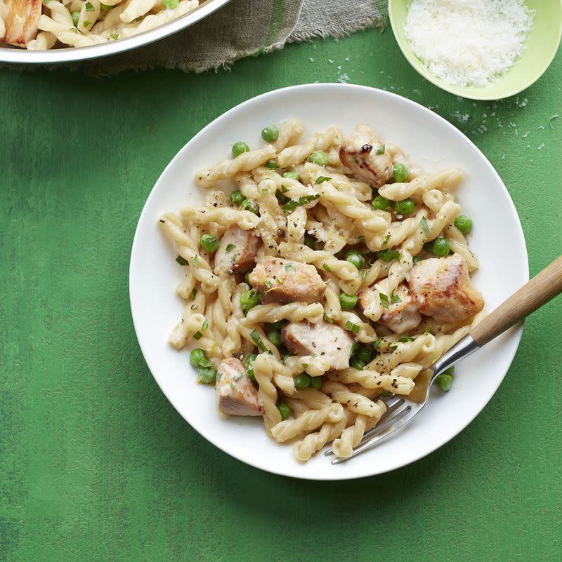 Lemon Chicken and Pea Gemelli