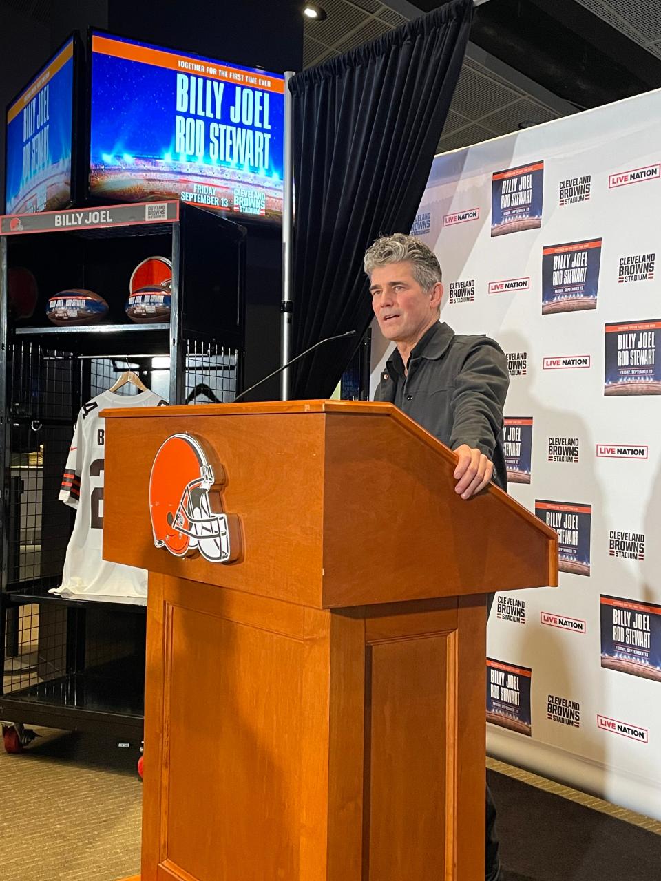 Billy Joel and Rod Stewart will be playing a concert at the Cleveland Browns Stadium on Sept. 13.