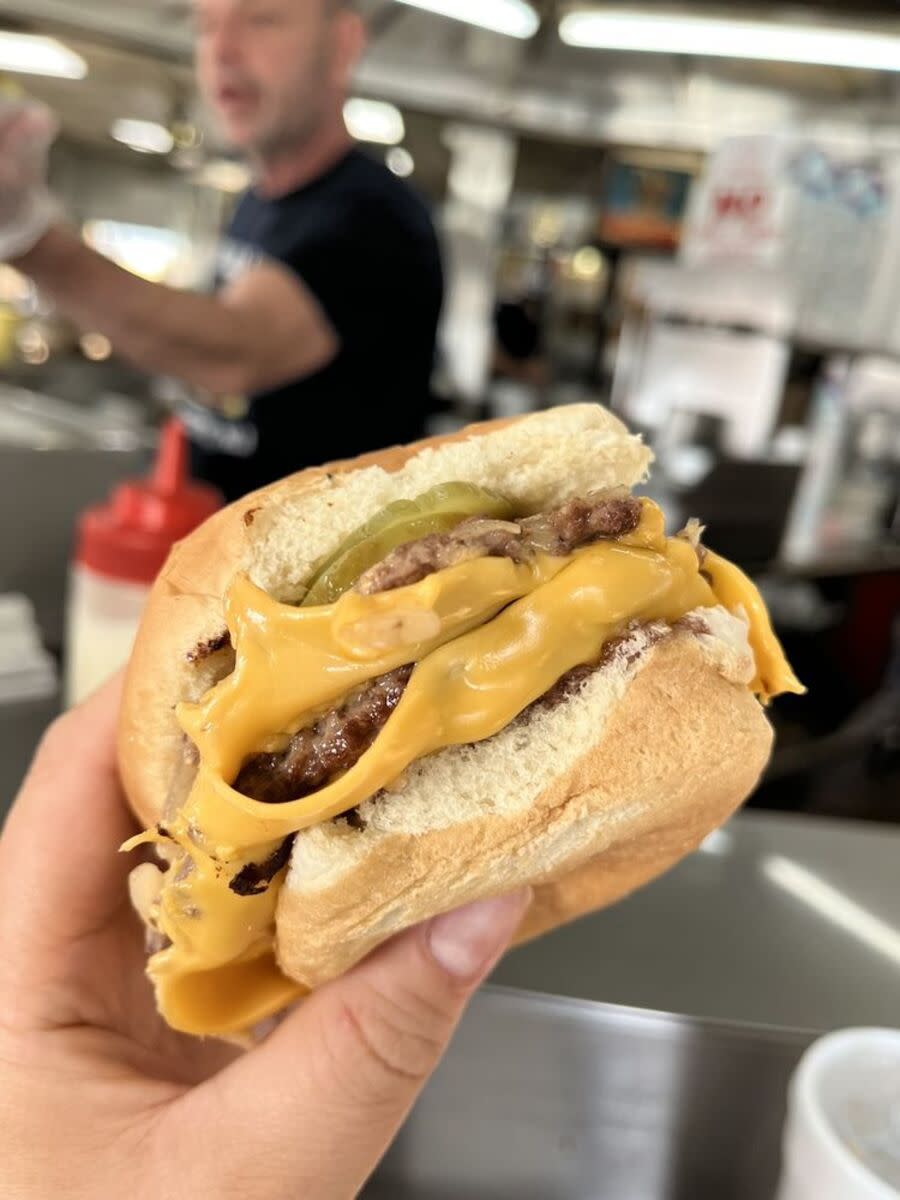 Cheeseburger, White Mana Diner, Jersey City, New Jersey
