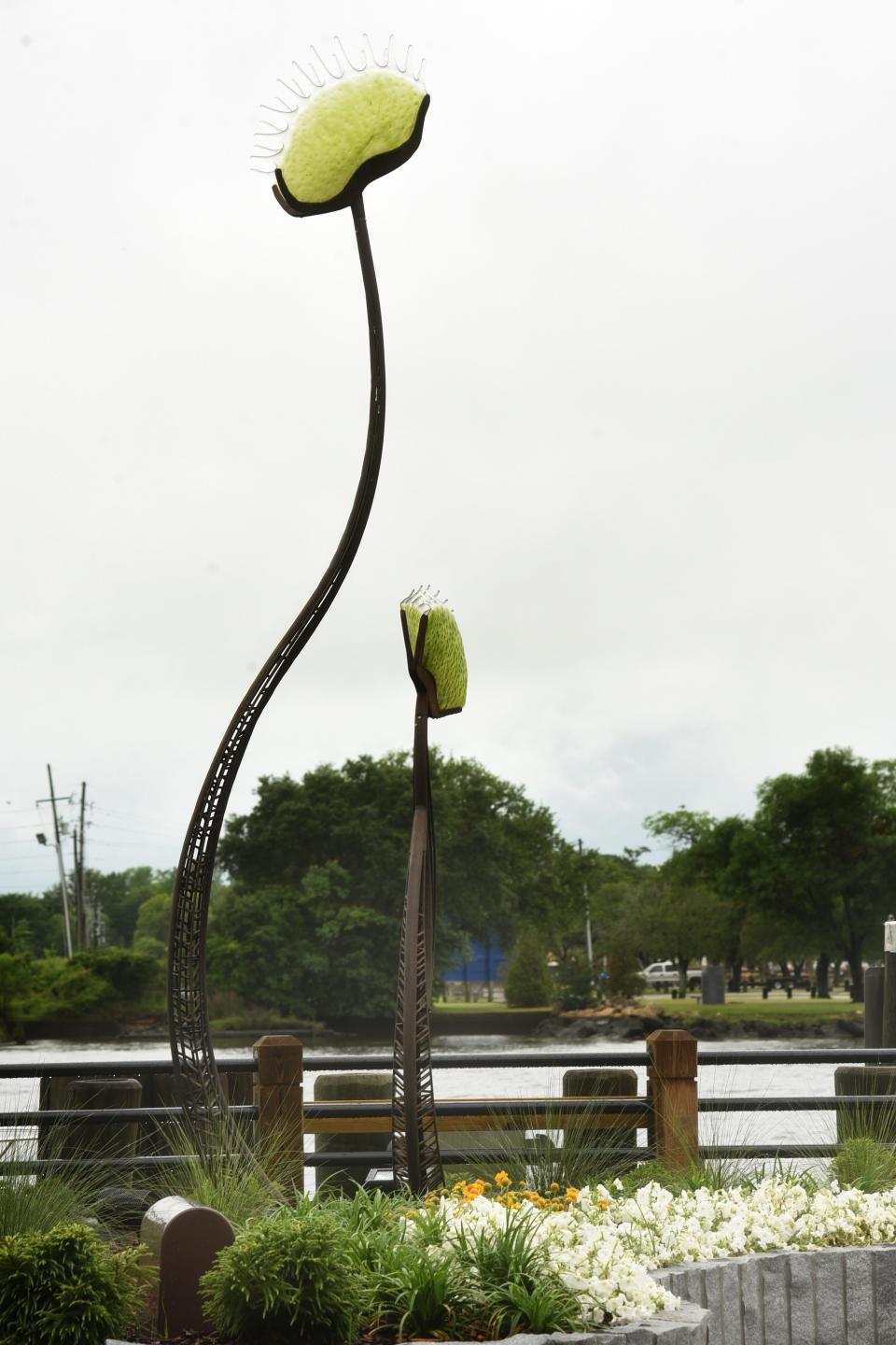 "Southern Hospitality" by Wilmington artist Paul Hill, corner of Market and Water streets.