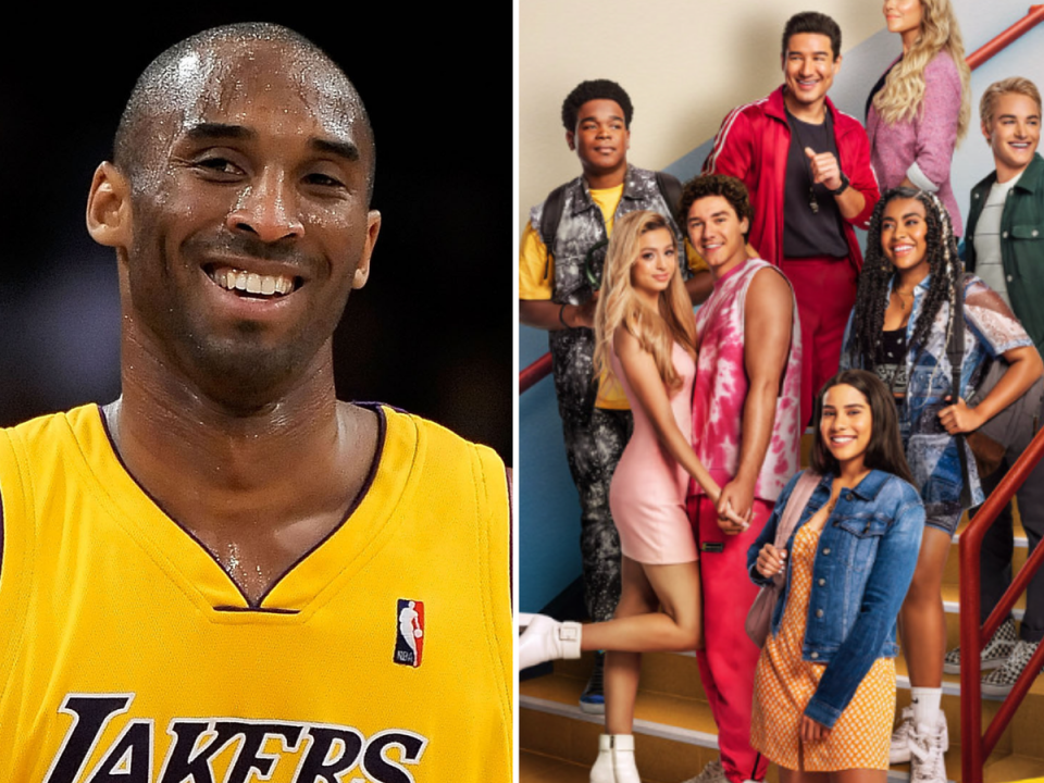 Kobe Bryant and ‘Saved by the Bell’ reboot (Getty Images and NBC)