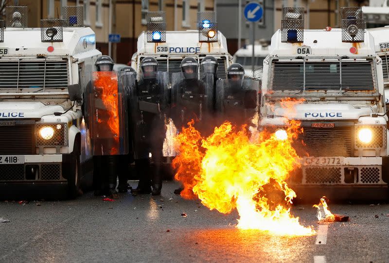 Protests in Belfast