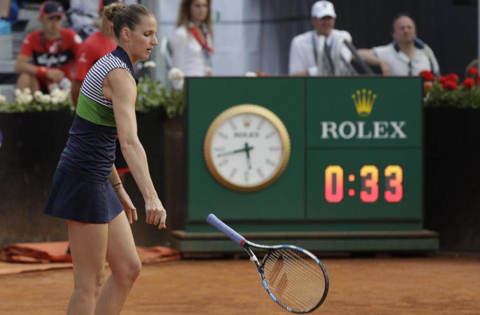 Karolina Pliskova has endured a frustrating clay-court season so far this year.