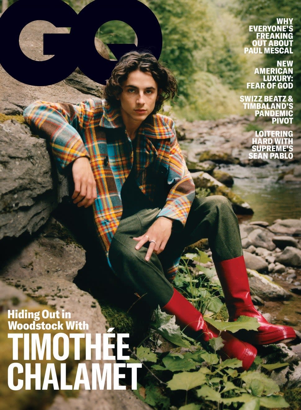 Timothée Chalamet in 'GQ'