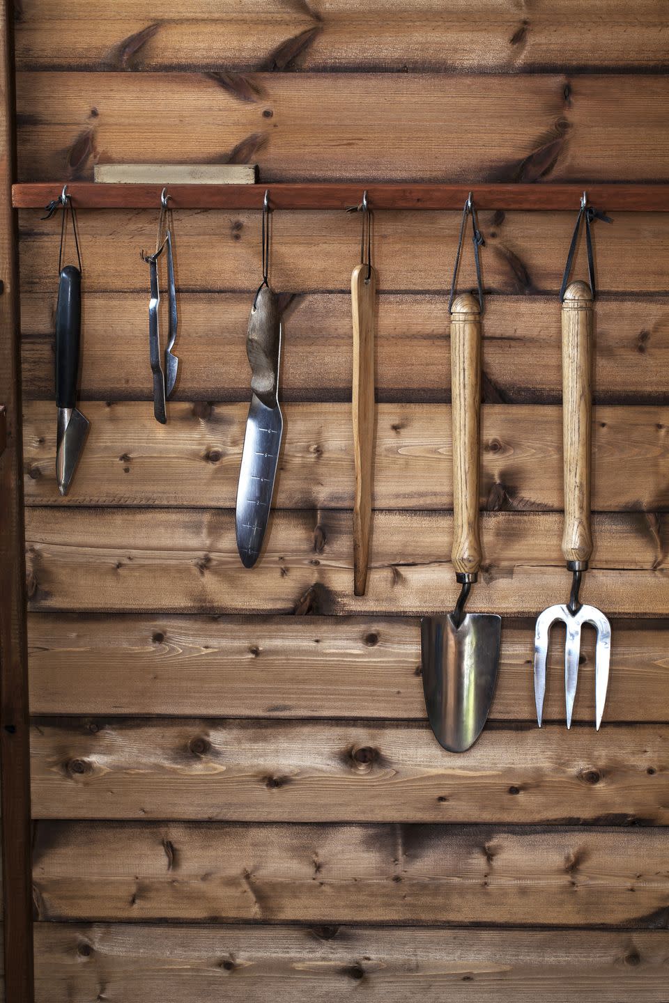 shed organization ideas cup hooks