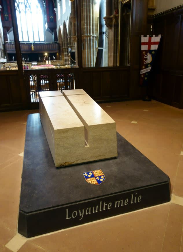 Richard III’s tomb, Leicester Cathedral (Rex)