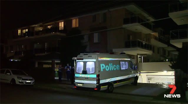 The Sydney crime scene. Source: 7News