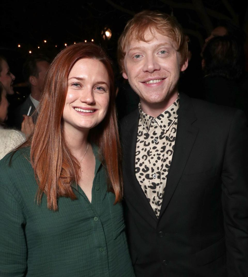 13) Bonnie Wright and Rupert Grint