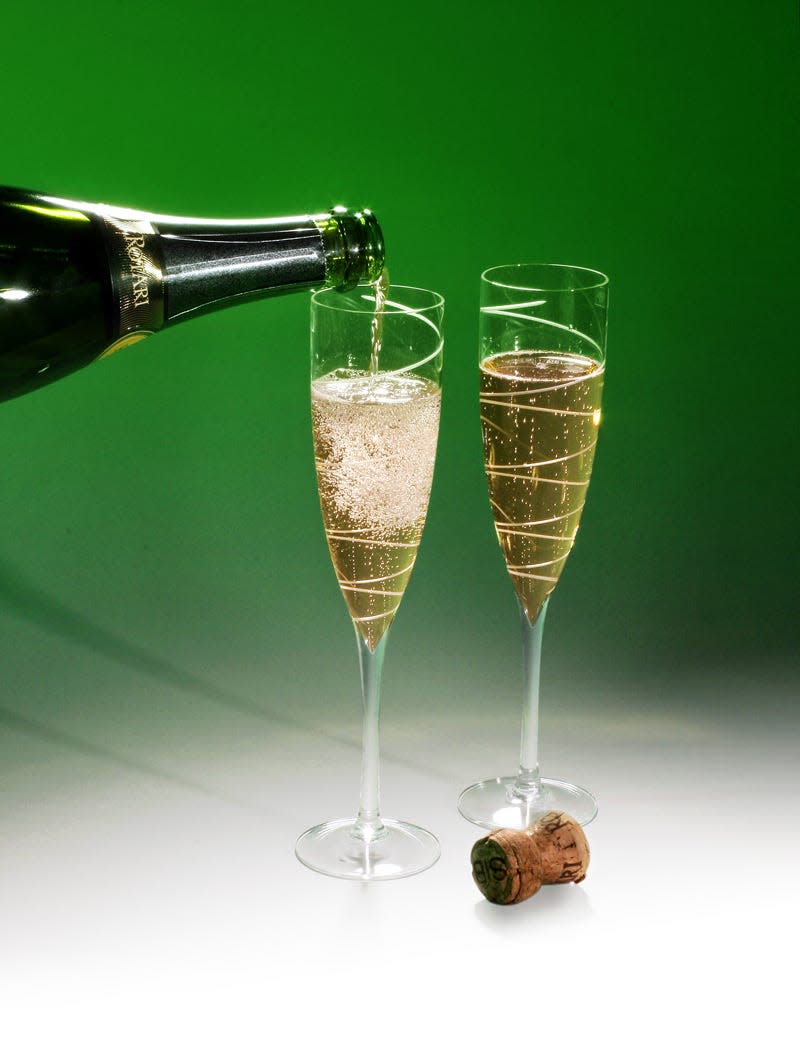 The bubbly will be flowing in restaurants on Valentine's Day.