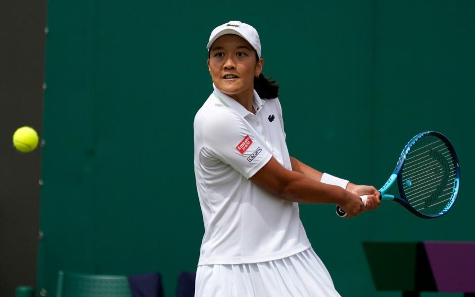 Harmony Tan crushed her British opponent in straight sets - AP