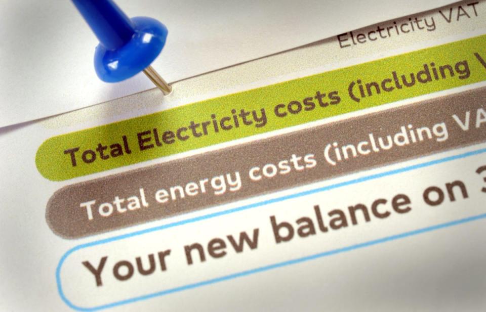 Climbing energy bills can be a huge cause for concern (Alamy/PA)
