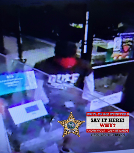 The Lee County Sheriff's Office is looking for a man who robbed a Lehigh Acres convenience store Monday, allegedly at gunpoint.