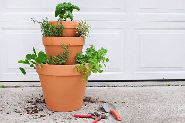 Stacked Herb Garden