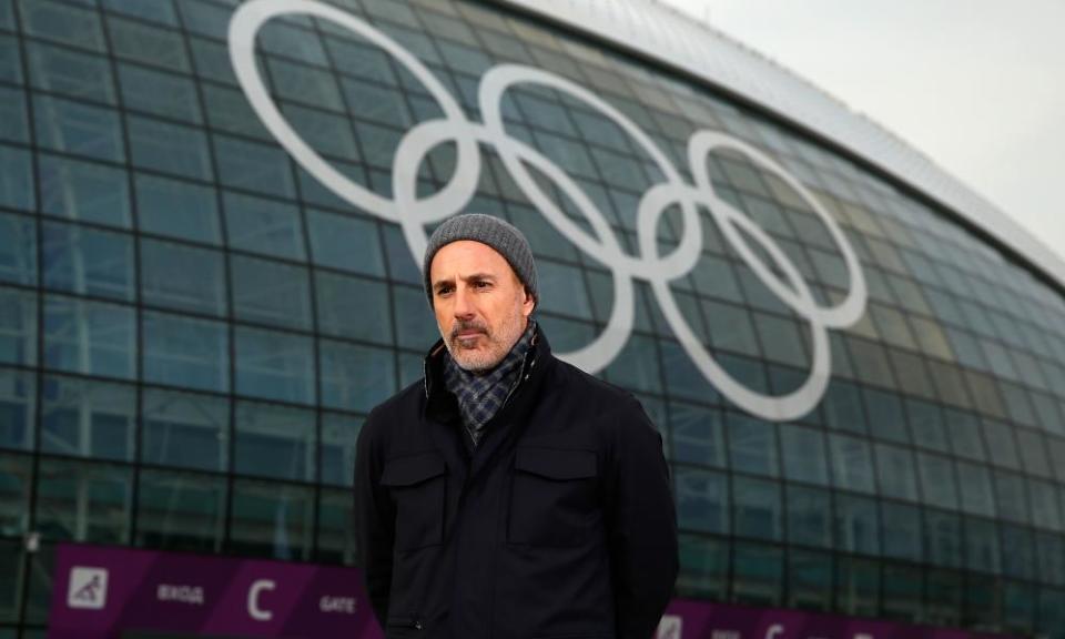 NBC’s Matt Lauer in Sochi.