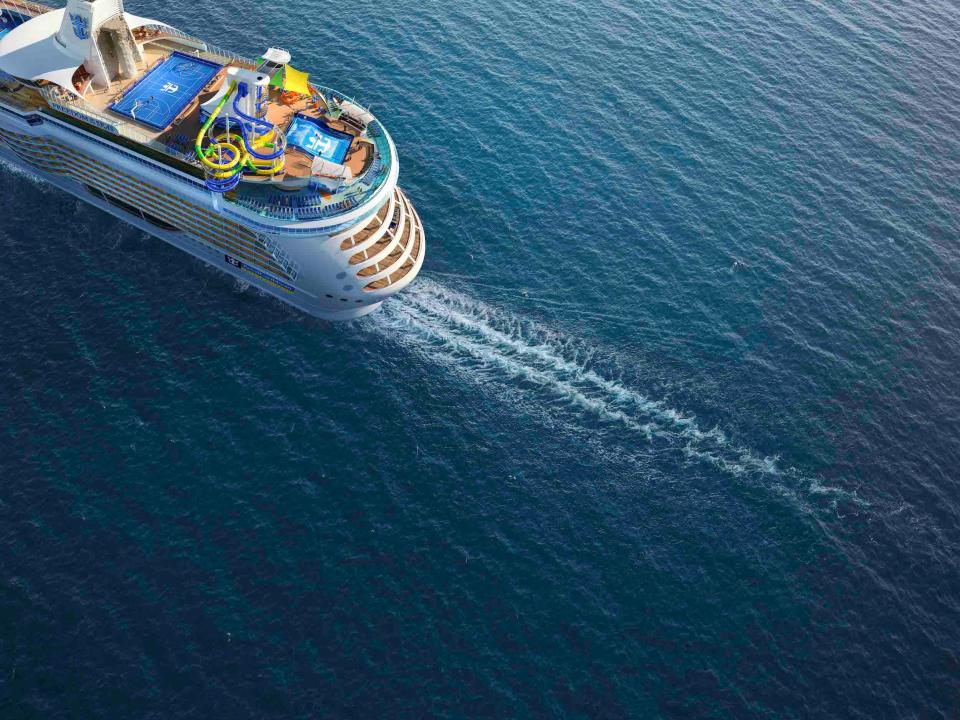 rendering of Royal Caribbean's Freedom of the Seas cruise ship