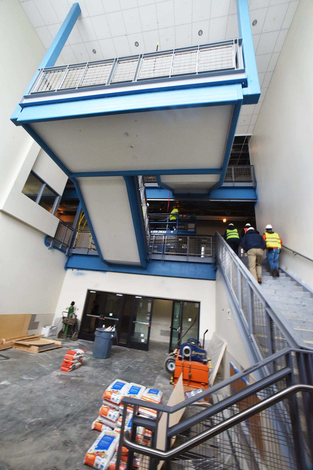 A tour of the interior of the new Somerset Middle School on Friday, April 12, 2024.