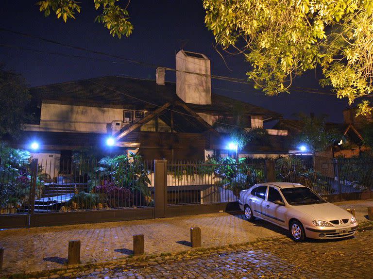 El frente de la casa de Milani en el barrio de La Horqueta, en San Isidro