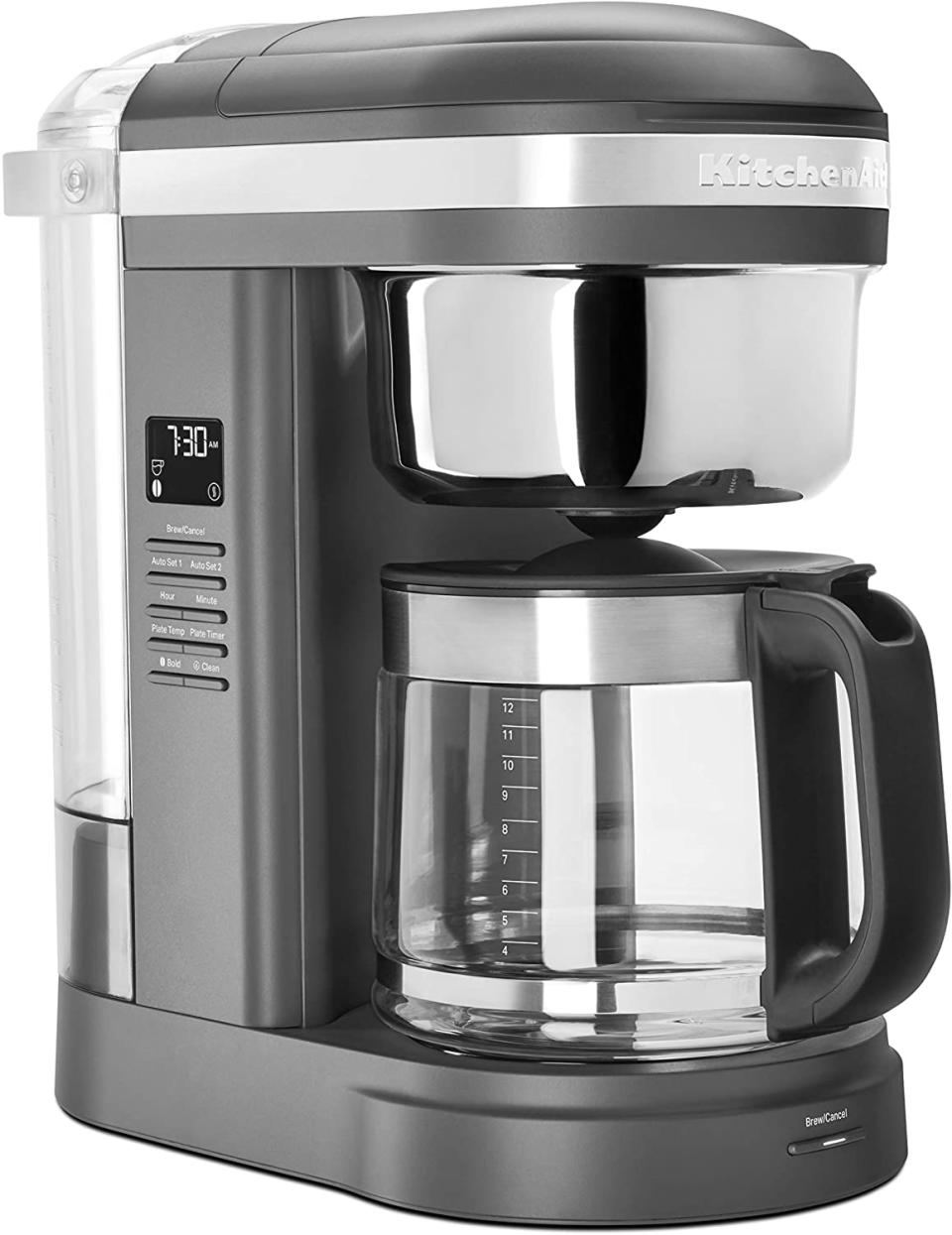 KitchenAid Drip Coffee Maker, 12 Cup. Image via Amazon.