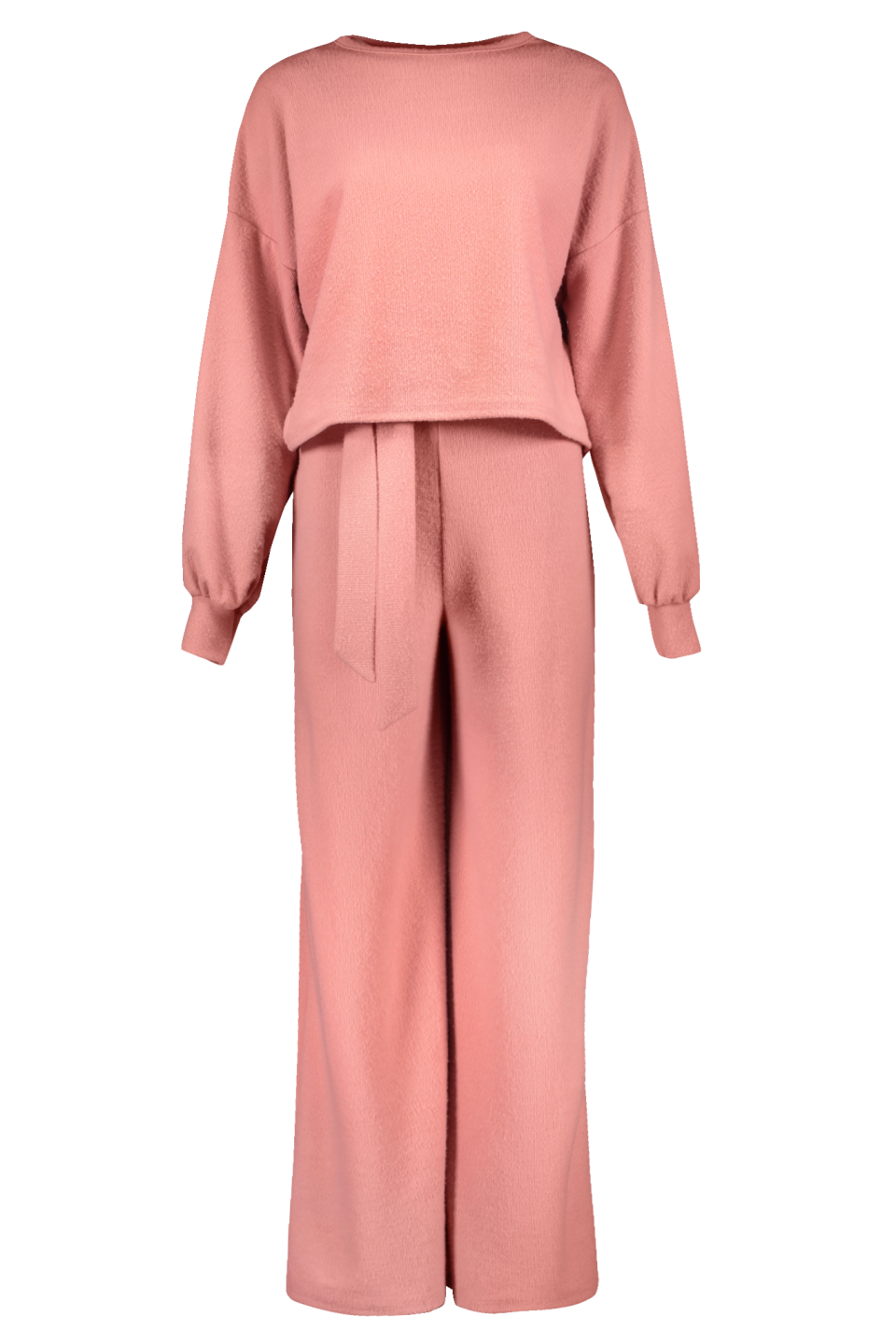 pink loungewear set from nasty gal