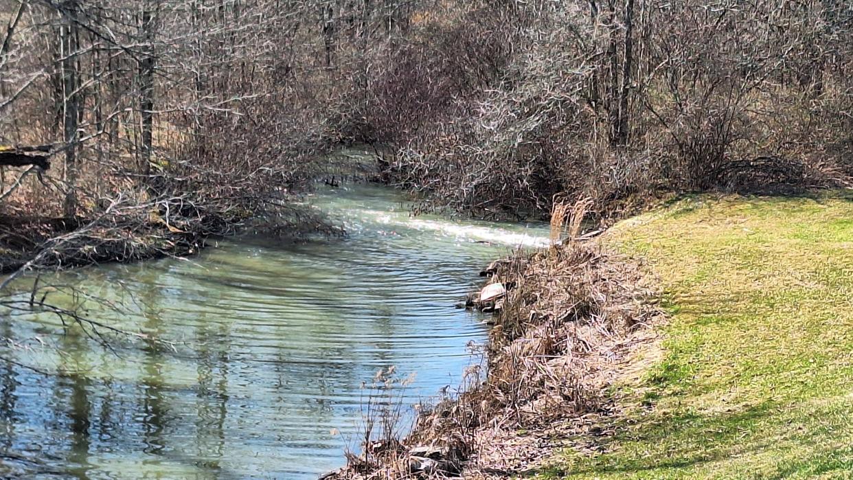 Some of the water flowing out of Lake Tris in Rockwood, Somerset County, is being discharged from the bottom of lake.