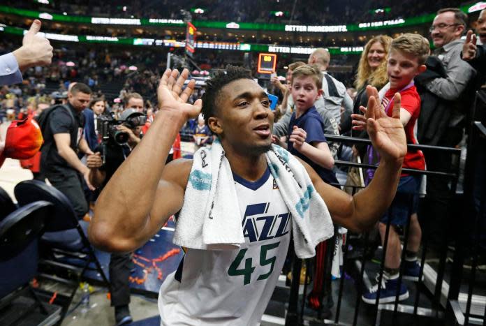 ▲爵士球星Donovan Mitchell。（圖／美聯社／達志影像）