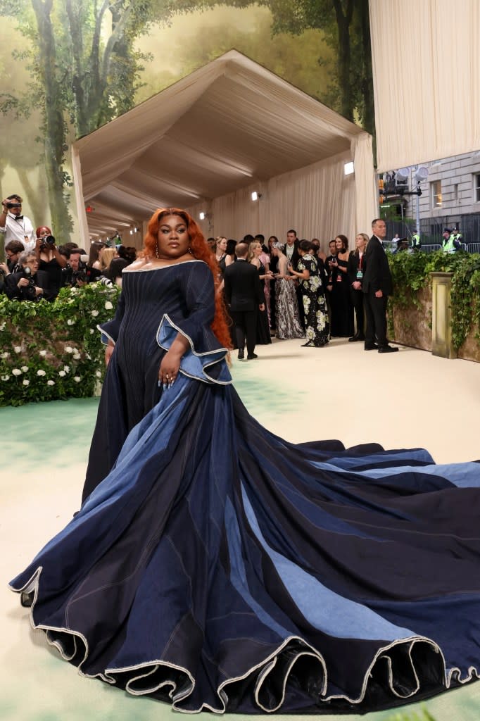 Da'Vine Joy Randolph attends The 2024 Met Gala Celebrating "Sleeping Beauties: Reawakening Fashion" at The Metropolitan Museum of Art on May 06, 2024 in New York City.