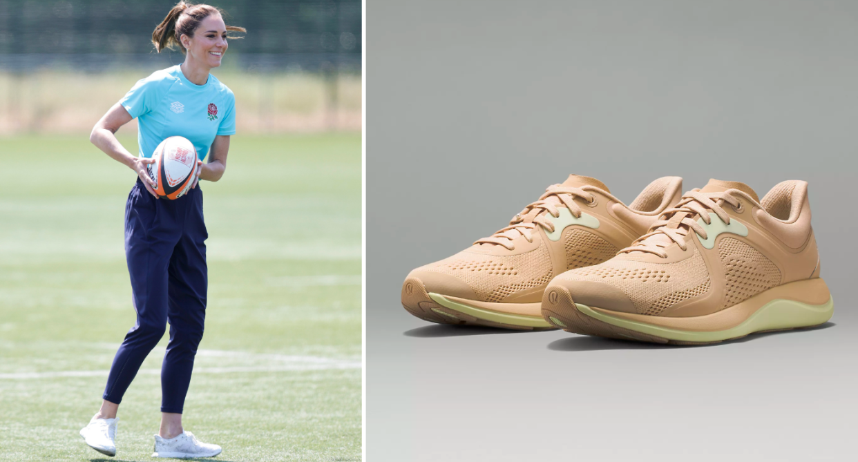 Kate Middleton wore Lululemon's Chargefeel Low shoes, and you can score them now for $99. (Getty, Lululemon)