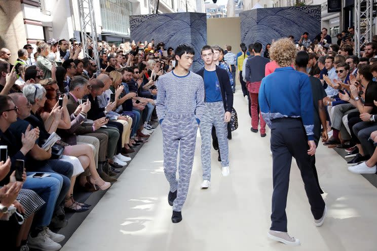 John Smedley held its first ever catwalk show on Jermyn Street [Photo: St. James’s]