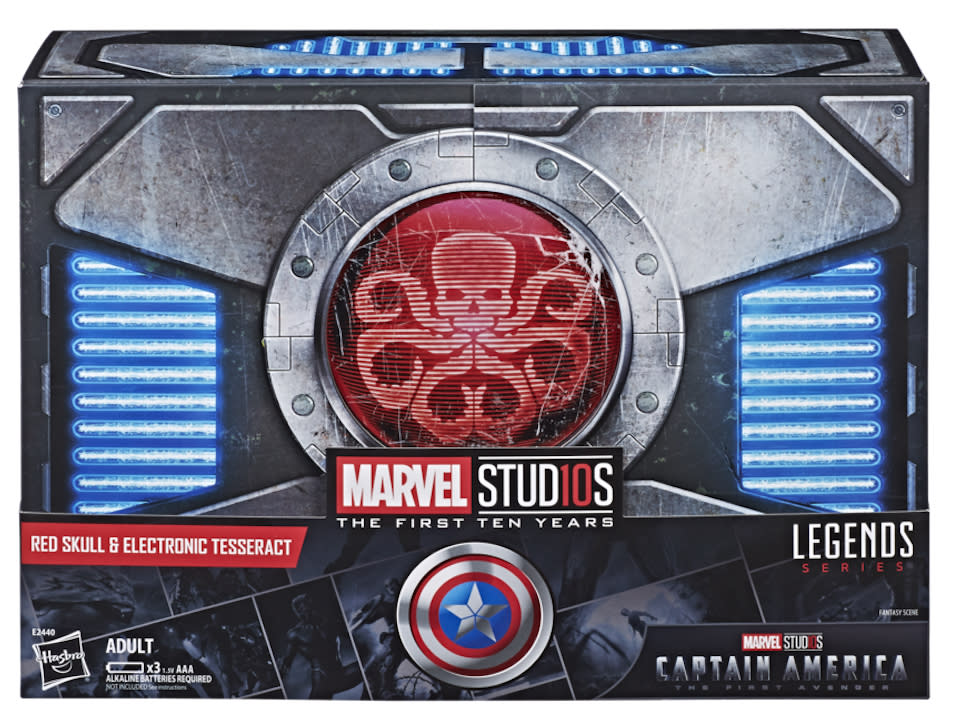 Red Skull comes in a Hydra-themed box. (Photo: Hasbro)