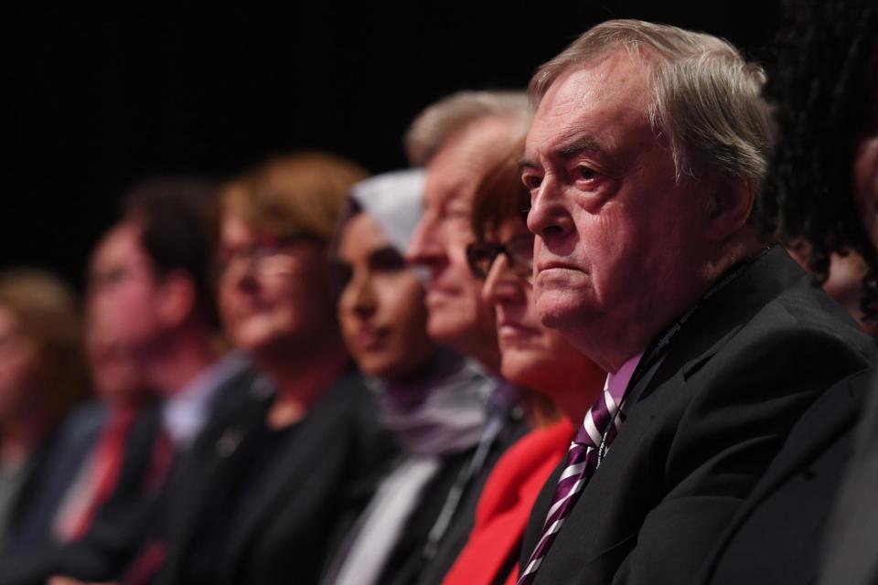 John Prescott pictured at the Labour Party conference in September last year (Stefan Rousseau/PA)