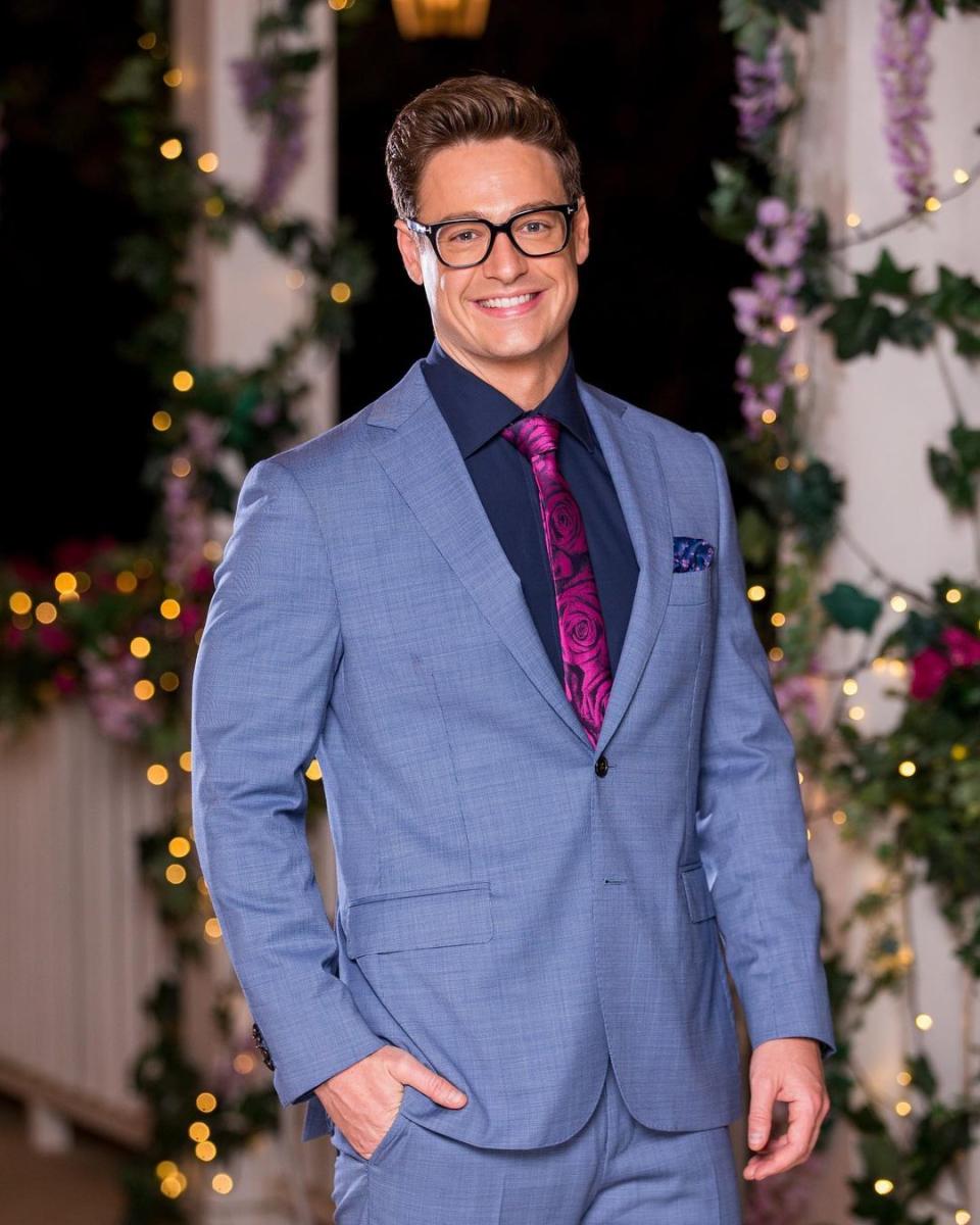 Matt was clean-cut and bespectacled during his days as The Bachelor in 2019. Photo: Channel 10.