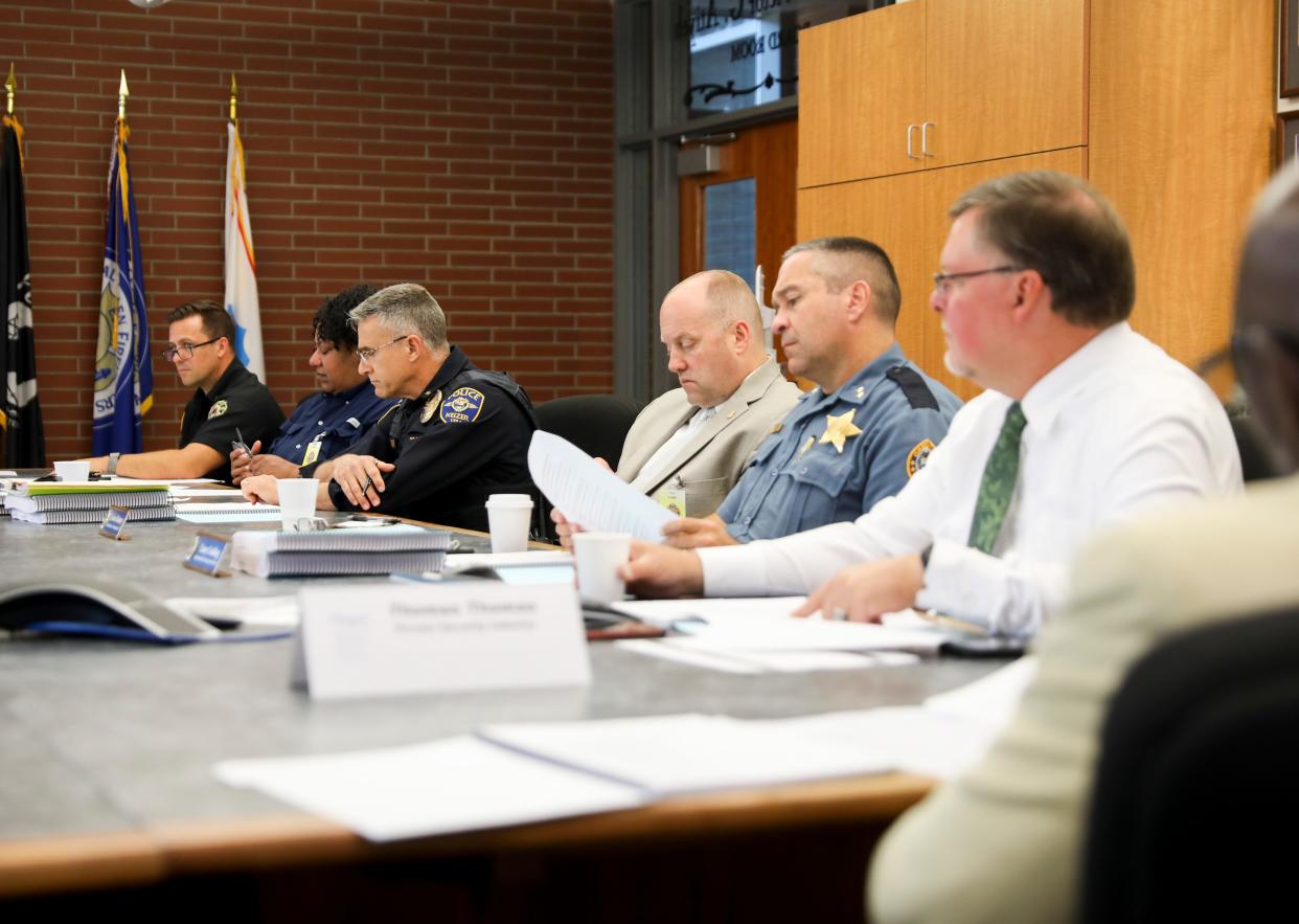 The Oregon Board of Public Safety Standards and Training meets to revoke the licenses of police, fire and correctional officers following reviews of allegations of misconduct on and off the job on July 27 in Salem.