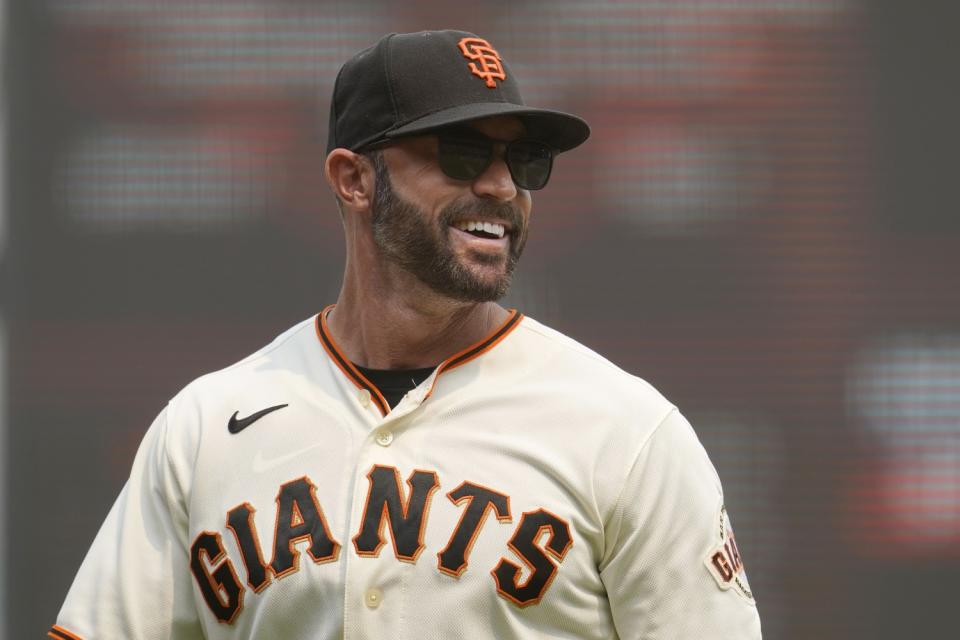 Giants manager Gabe Kapler praised his team for its grit.