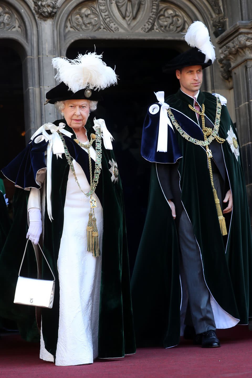 Queen Elizabeth and Prince William