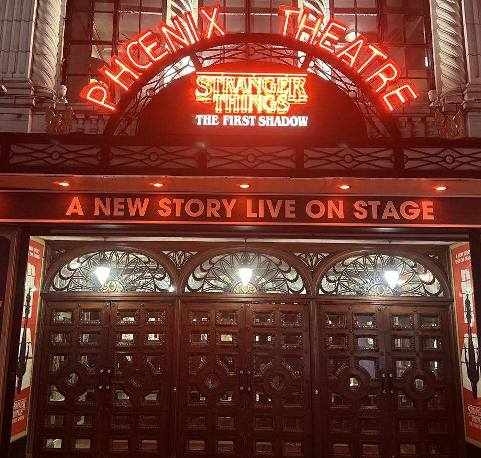 Phoenix Theatre in London, home of ‘Stranger Things: The First Shadow’ (Baz Bamigboye/Deadline)