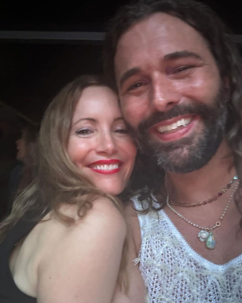 <p>Leslie Mann & Jonathan Van Ness</p>