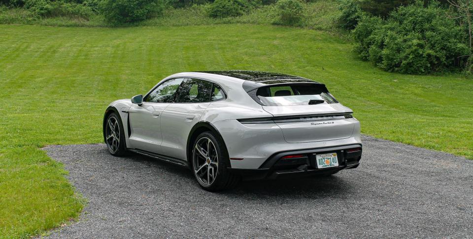 The 2021 Porsche Taycan Turbo S Cross Turismo.