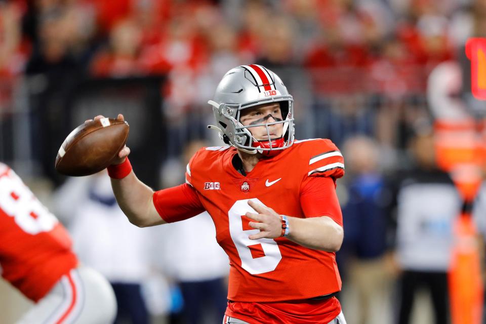 Ohio State quarterback Kyle McCord named Big Ten Freshman of the Week