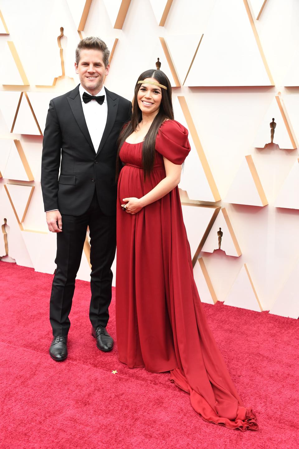 Oscars 2020 red carpet america ferrera ryan piers williams