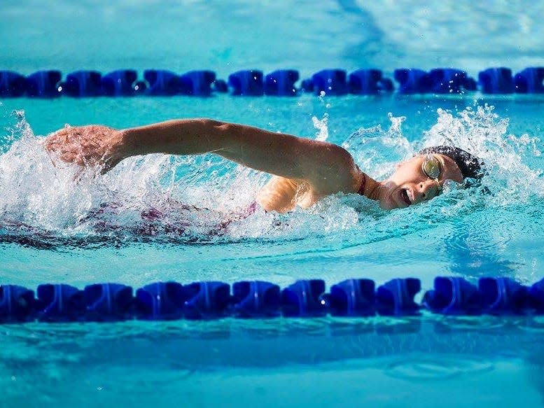 Samantha Schultz pentathlete Swim