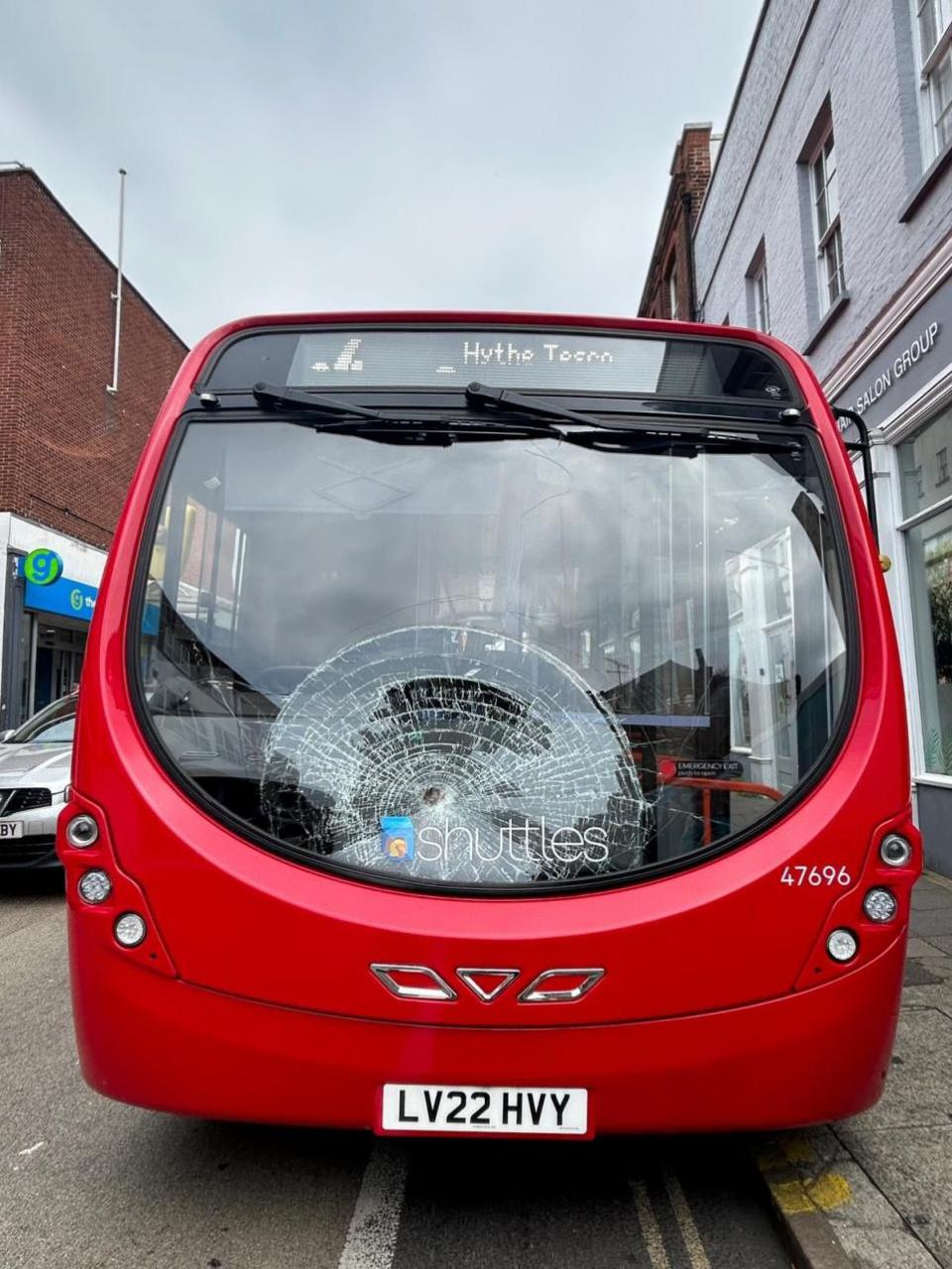 Gazette: Vandalised - the bus