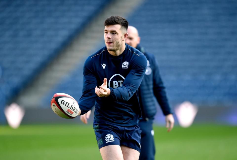 Blair Kinghorn has been named in Scotland’s Six Nations squad (Ian Rutherford/PA) (PA Archive)