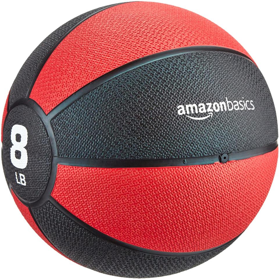 AmazonBasics Medicine Ball. Image via Amazon.