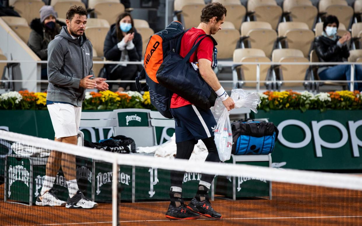 Andy Murray suffered a heavy defeat to Stan Wawrinka - Getty Images