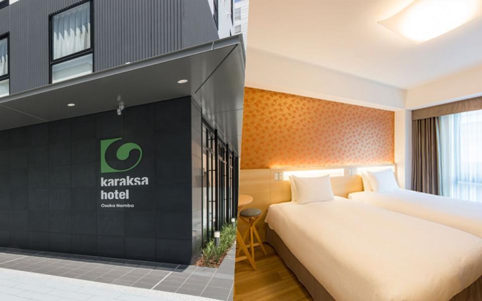 karaksa hotel 唐草飯店大阪難波 圖片來源：https://karaksahotels.com/tc/namba/