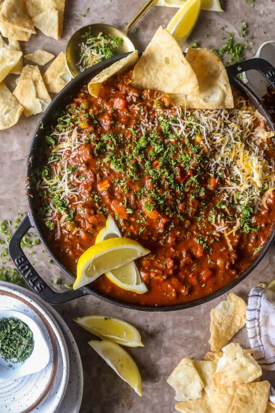 Cheesy Black Bean Chili