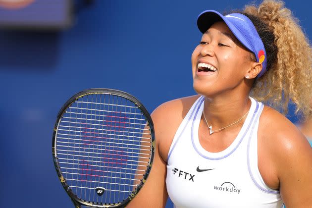 Naomi Osaka said she was looking forward to having her child watch her matches and say, 