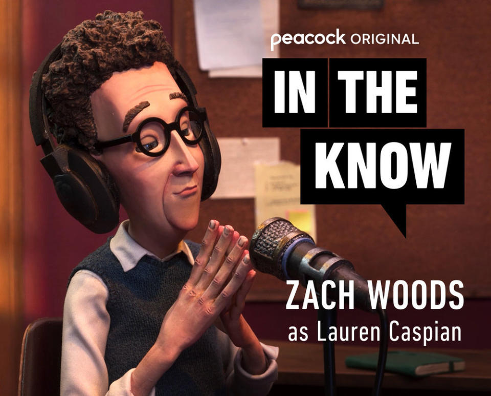 Lauren Caspian (Zach Woods) is NPR's third famous podcast host...he's also a stop-motion puppet. Each episode will take viewers through the making of an episode of his show 